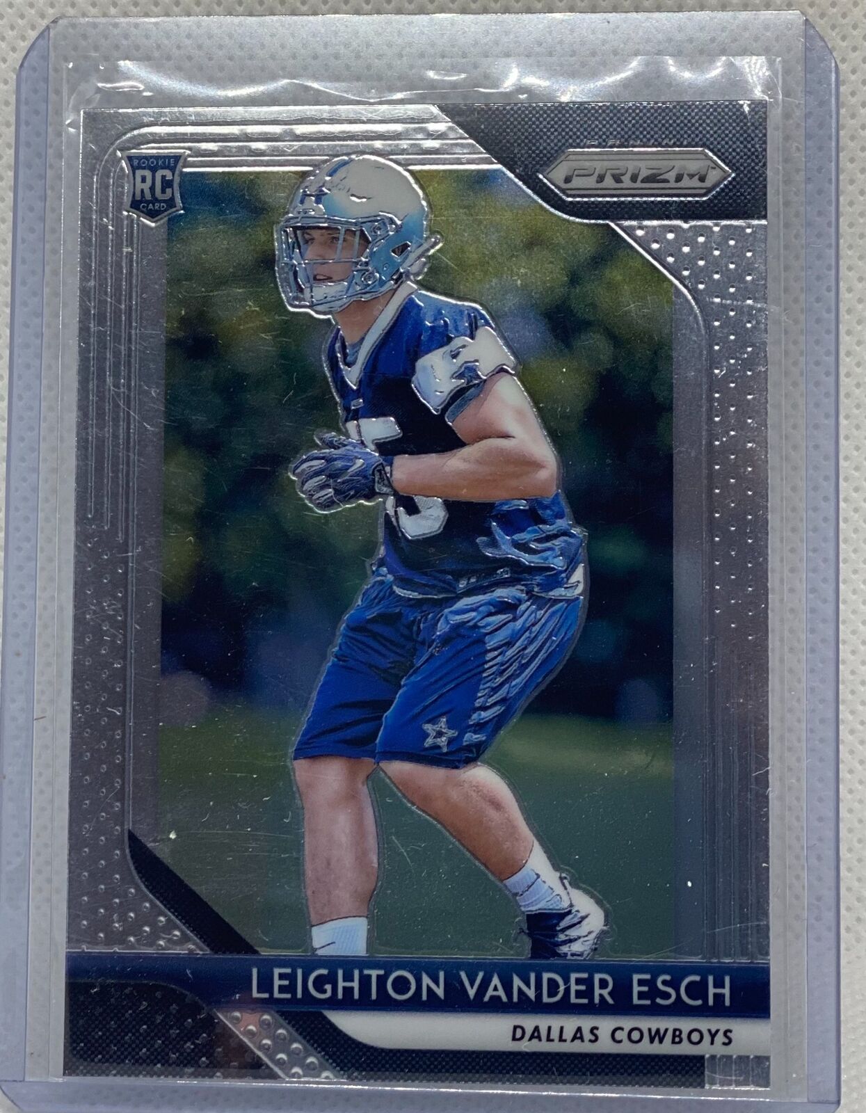 LEIGHTON VANDER ESCH 2018 PANINI PRIZM TRUE ROOKIE RC #250