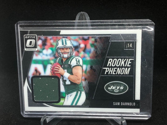 SAM DARNOLD 2018 DONRUSS OPTIC HOLO ROOKIE PHENOM JERSEY RC