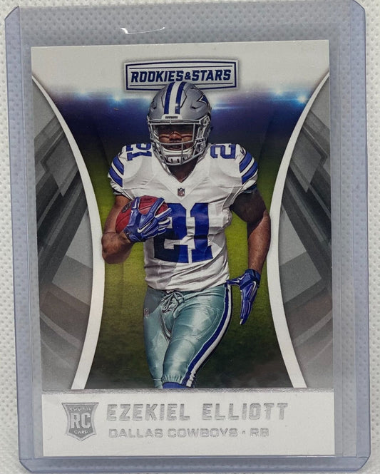 EZEKIEL ELLIOTT 2016 PANINI ROOKIES & STARS TRUE ROOKIE RC #186