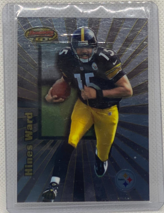HINES WARD 1998 TOPPS BOWMANS BEST TRUE ROOKIE RC #124
