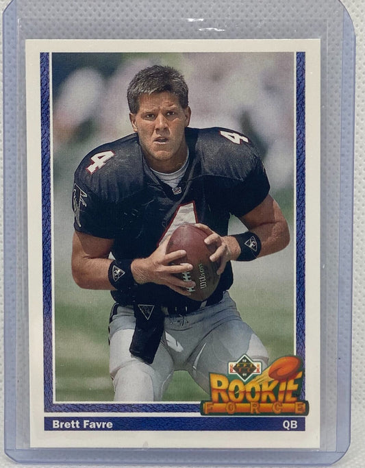 BRETT FAVRE 1991 UPPER DECK TRUE ROOKIE RC #283