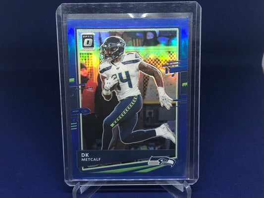 DK METCALF 2020 PANINI DONRUSS OPTIC BLUE HOLO #D 39/179