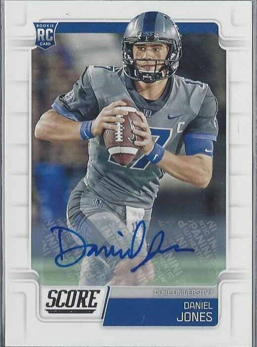 DANIEL JONES 2019 SCORE ROOKIE AUTO RC #331