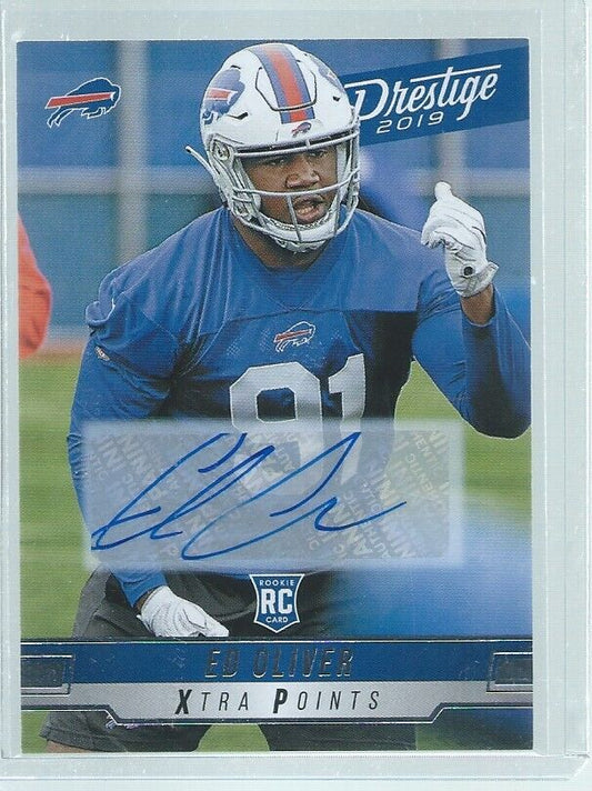 ED OLIVER 2019 PANINI PRESTIGE XTRA POINTS AUTO RC #278