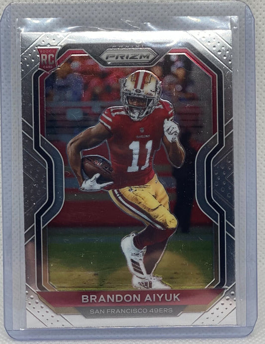 BRANDON AIYUK PANINI PRIZM TRUE ROOKIE RC #301