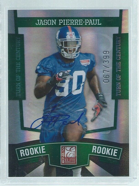 JASON PIERRE-PAUL 2010 DONRUSS TURN OF THE CENTURY AUTO RC #D 67/399