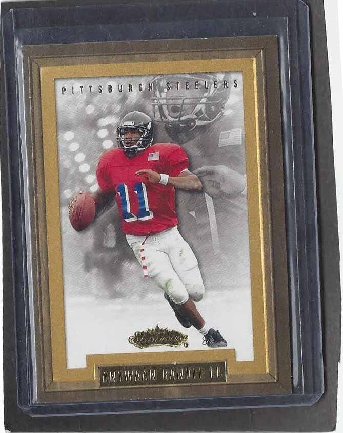 1/1 ANTWAAN RANDLE EL 2002 FLEER SHOWCASE LEGACY COLLECTION RC #D 11/100 JSY #11