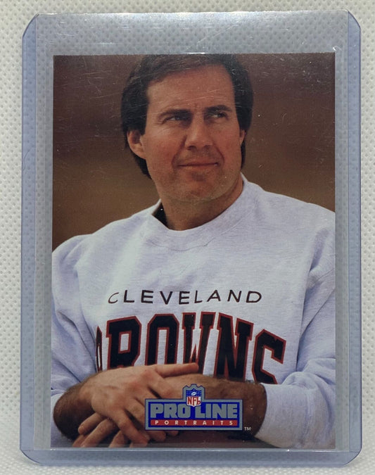 BILL BELICHICK 1991 PROLINE PRO LINE PORTRAITS TRUE ROOKIE RC #115