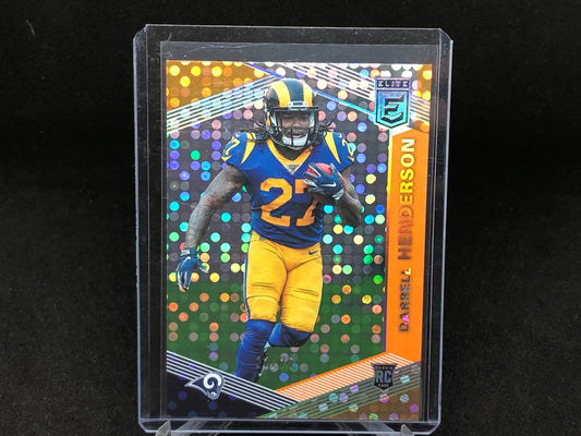 DARRELL HENDERSON 2019 DONRUSS ELITE ORANGE RC #?D 22/25