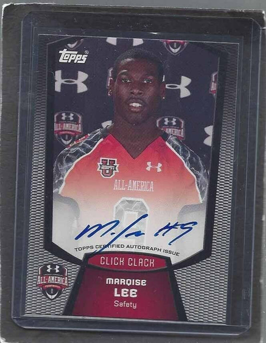 MARQISE LEE 2011 TOPPS UNDER ARMOUR ALL AMERICA HIGH SCHOOL PRE ROOKIE AUTO