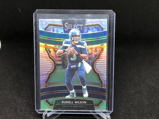 RUSSELL WILSON 2019 SELECT CONCOURSE SILVER PRIZMS #95