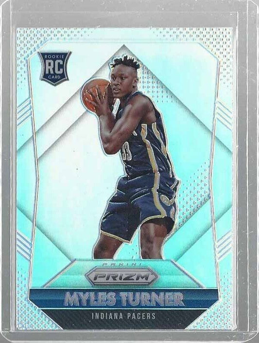 MYLES TURNER 2015-16 PANINI PRIZM SILVER PRIZMS ROOKIE RC #340