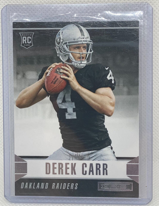 DEREK CARR 2014 PANINI ROOKIES & STARS TRUE ROOKIE RC #131