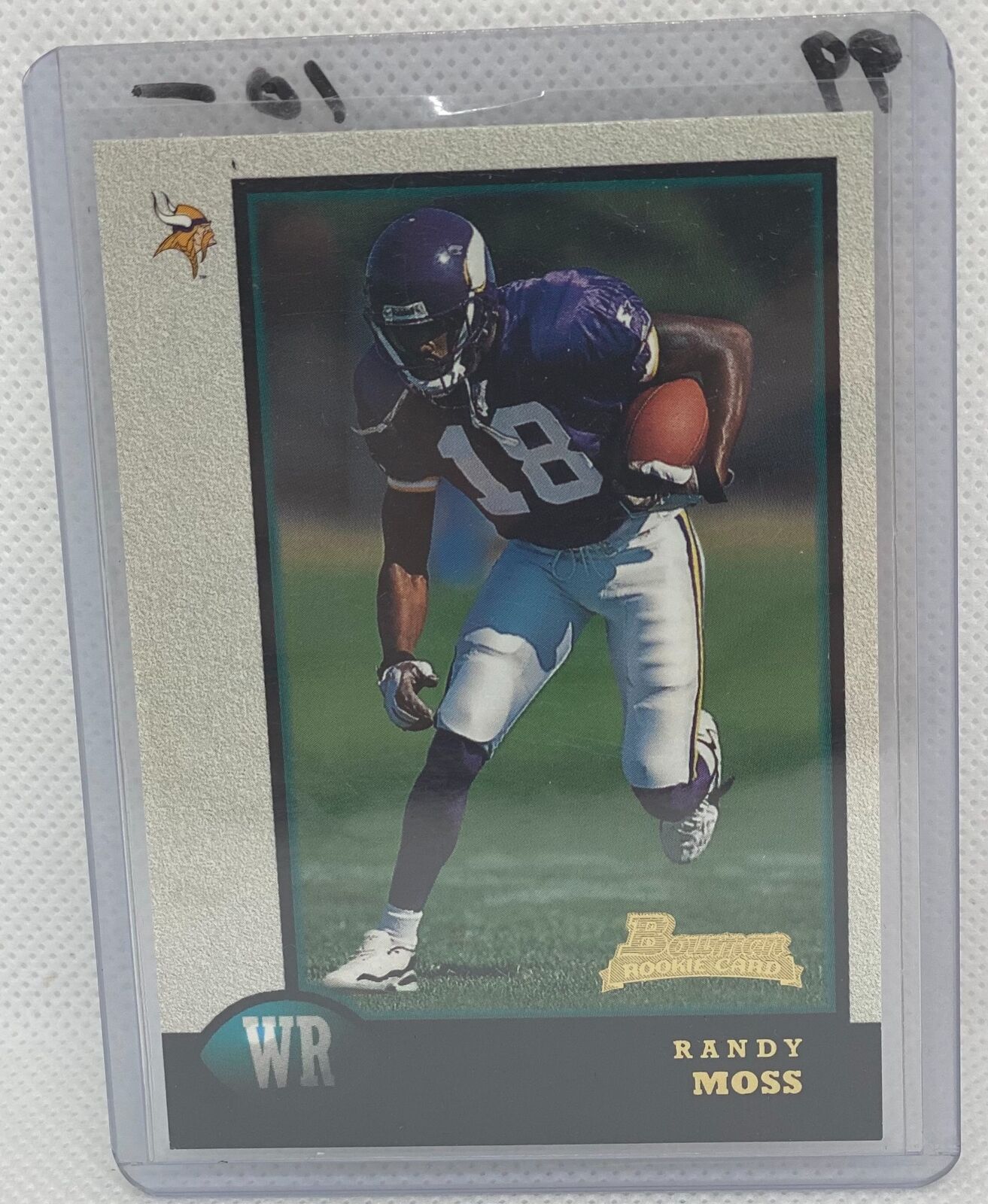 RANDY MOSS 1998 TOPPS BOWMAN TRUE ROOKIE RC #182