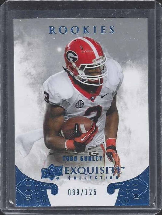 TODD GURLEY 2014 UD EXQUISITE XRC ADVANCE ROOKIE RC #D 89/125