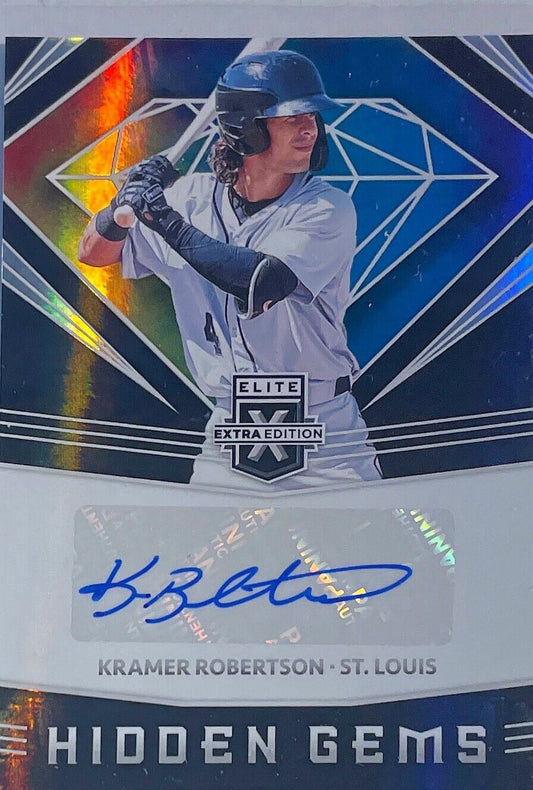 KRAMER ROBERTSON 2020 ELITE EXTRA EDITION PROSPECT HIDDEN GEMS AUTO #HG-KR