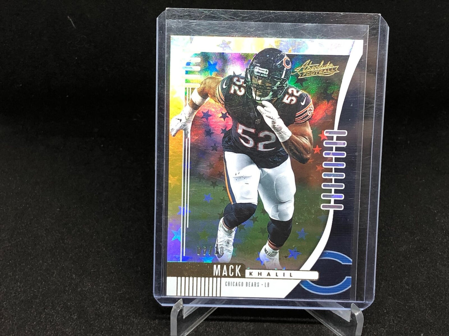 KHALIL MACK 2019 ABSOLUTE GOLD #?D 8/10 CARD #65