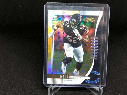 KHALIL MACK 2019 ABSOLUTE GOLD #?D 8/10 CARD #65
