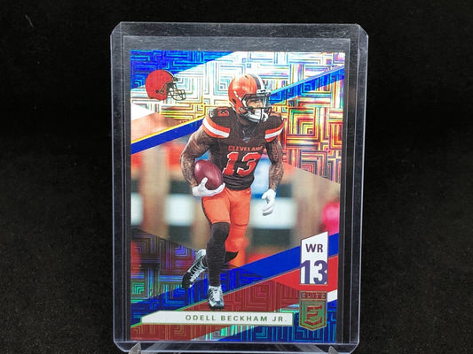 ODELL BECKHAM JR 2019 DONRUSS ELITE BLUE #D 2/10