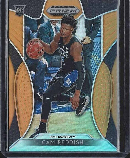 CAM REDDISH 2019 PANINI PRIZM ORANGE PRIZMS ROOKIE RC #D 92/149