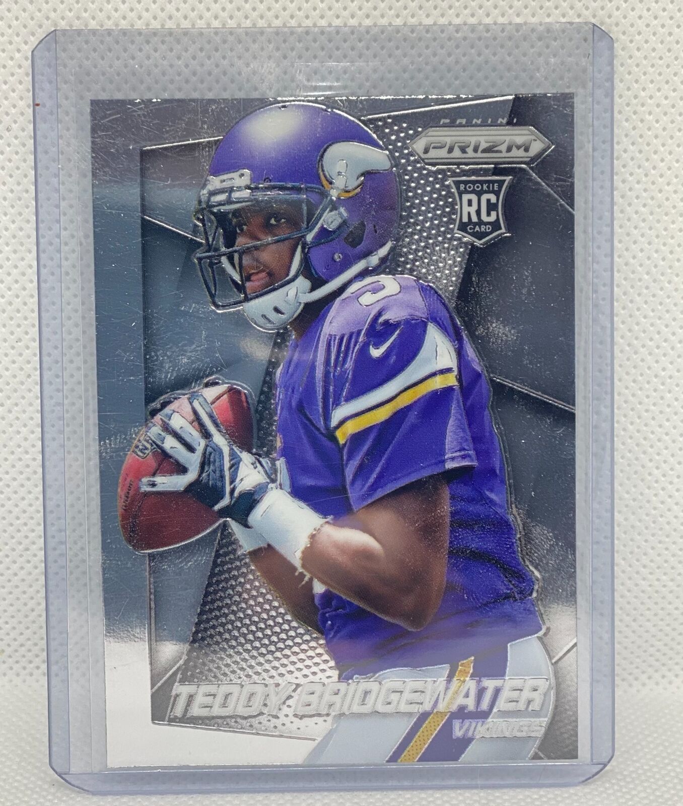 TEDDY BRIDGEWATER 2014 PANINI PRIZM TRUE ROOKIE RC #242