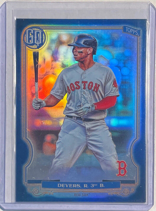 RAFAEL DEVERS 2020 TOPPS GYPSY QUEEN BLUE REFRACTOR #D 070/150
