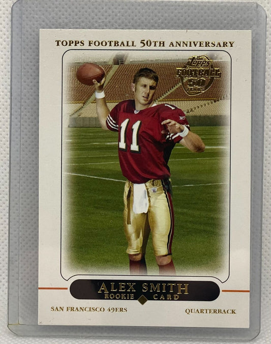 ALEX SMITH 2005 TOPPS FOOTBALL 50 YEARS TRUE ROOKIE RC #435