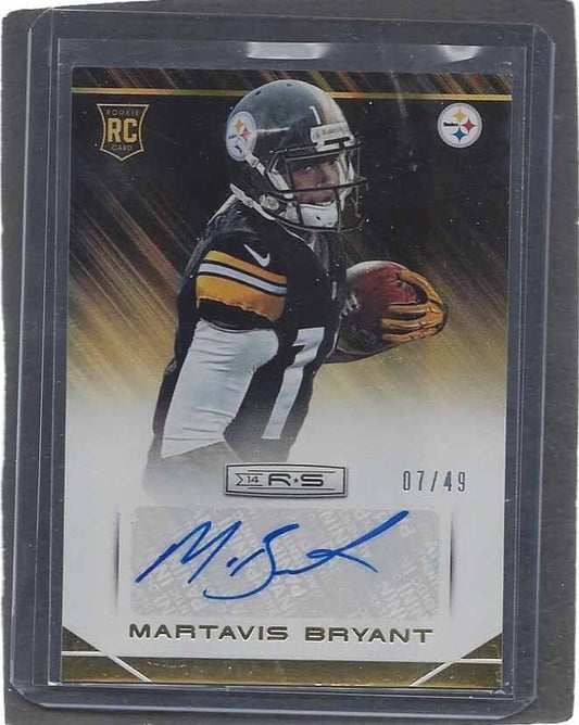 MARTAVIS BRYANT 2014 ROOKIES & STARS LONGEVITY GOLD ROOKIE AUTO RC #D 7/49