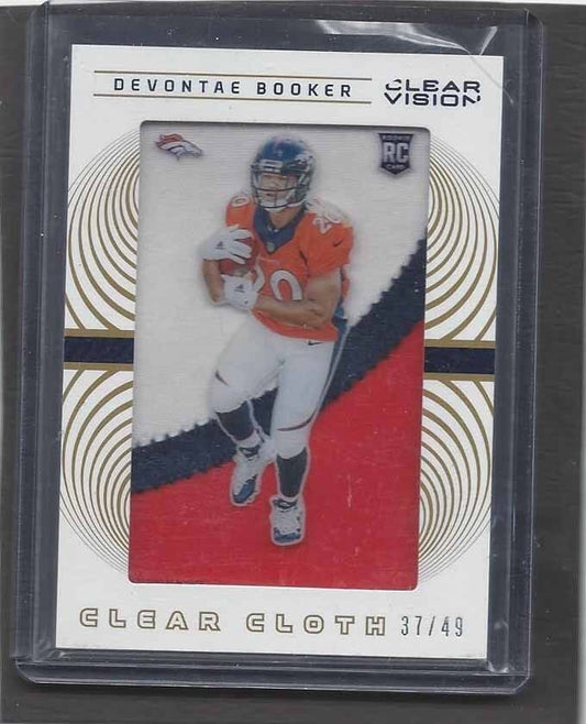 DEVONTAE BOOKER 2016 CLEAR VISION CLEAR CLOTH JUMBO 3 COLOR PATCH RC #D 37/49