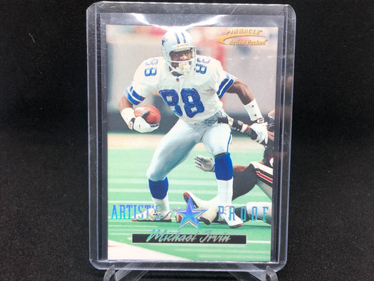 MICHAEL IRVIN 1996 PINNACLE ARTISTS PROOF # 80