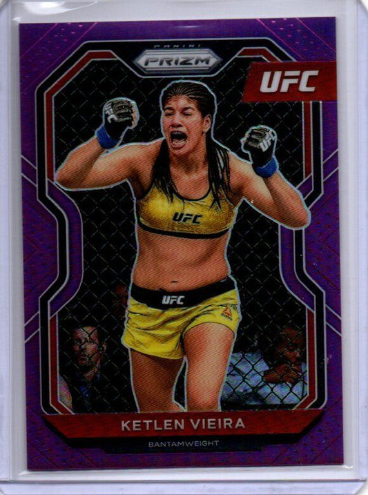 KETLEN VIEIRA 2021 PANINI PRIZM UFC PURPLE PRIZM #D 68/149
