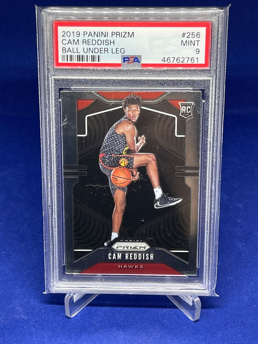 CAM REDDISH 2019-20 PANINI PRIZM BALL UNDER LEG SP VARIATION ROOKIE RC 256 PSA 9