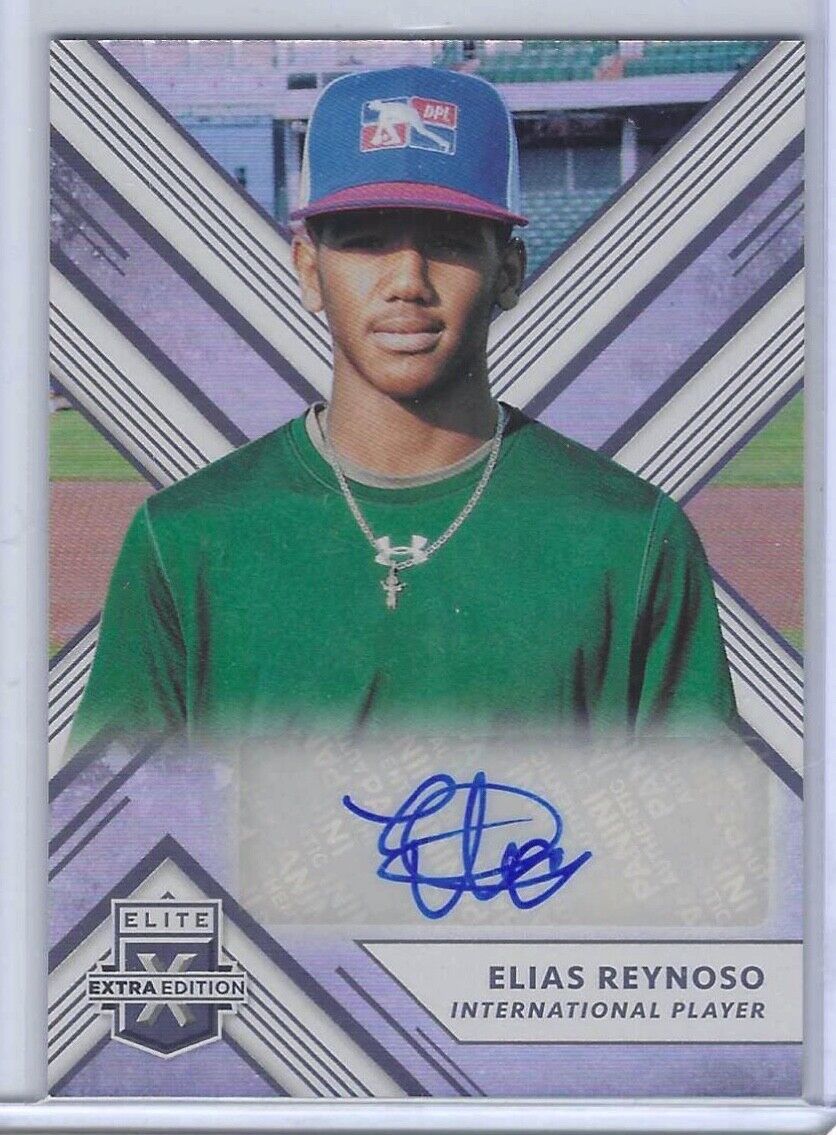 ELIAS REYNOSO 2018 PANINI ELITE BASEBALL EXTRA EDITION PROSPECT AUTO #194