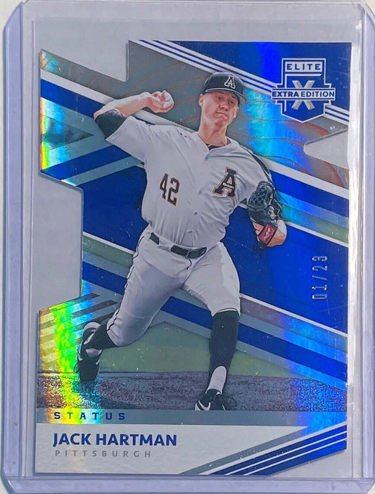 JACK HARTMAN 2020 PANINI ELITE EXTRA EDITION STATUS BLUE DIE-CUT #D 01/23