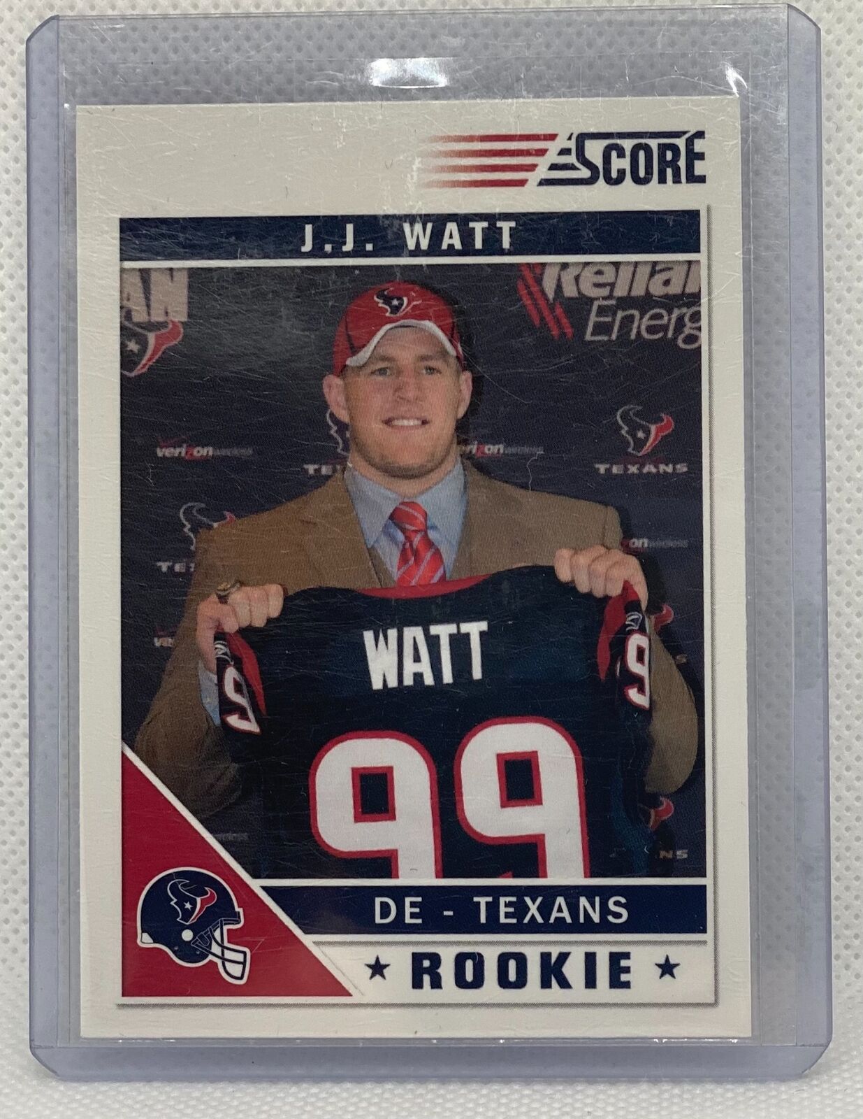 J.J. WATT 2011 PANINI SCORE TRUE ROOKIE RC #340