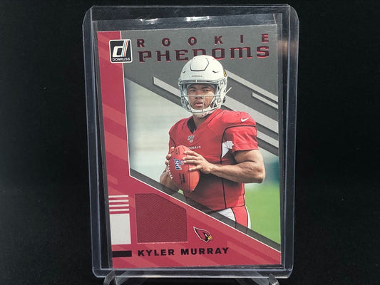 KYLER MURRAY 2019 DONRUSS RED ROOKIE PHENOMS JERSEY RC