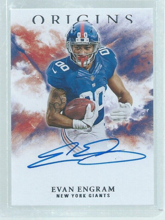 EVAN ENGRAM 2017 PANINI ORIGINS ON CARD AUTO RC