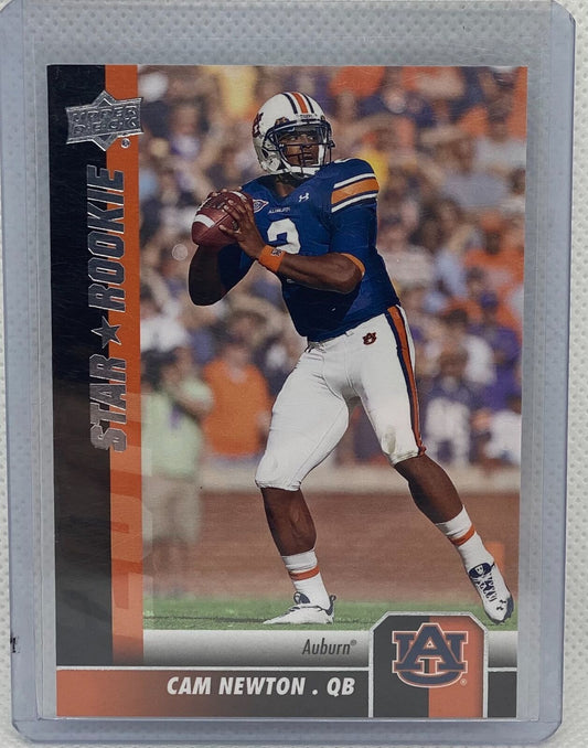CAM NEWTON 2011 UPPER DECK STAR ROOKIE TRUE ROOKIE RC #198