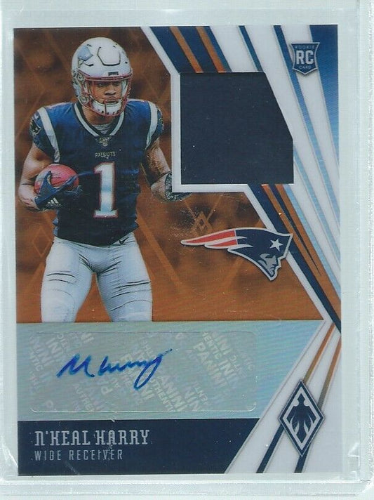 N'KEAL HARRY 2019 PANINI PHOENIX JERSEY AUTO ORANGE RC #D /125