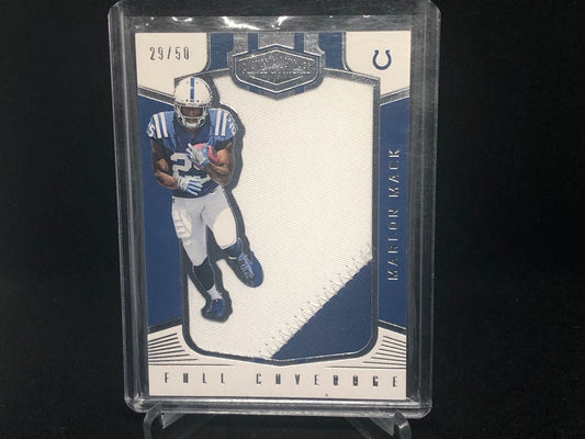 MARLON MACK 2017 PLATES & PATCHES FULL COVERAGE 2 CLR PATCH RC #D 29/50