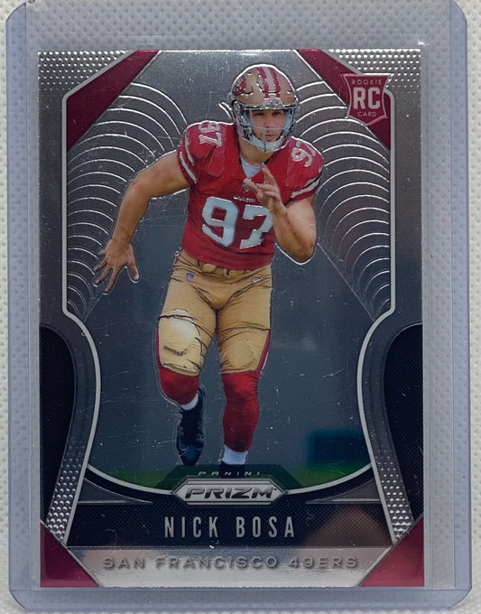NICK BOSA 2019 PANINI PRIZM TRUE ROOKIE RC #311