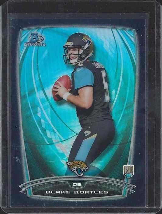 BLAKE BORTLES 2014 BOWMAN CHROME ROOKIE BLACK REFRACTOR RC #D 131/299