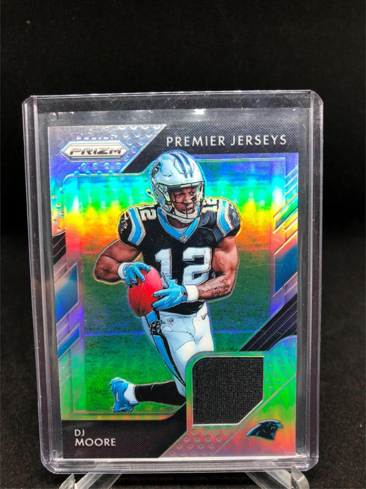 DJ MOORE 2018 PRIZM PREMIER JERSEYS PATCH RC