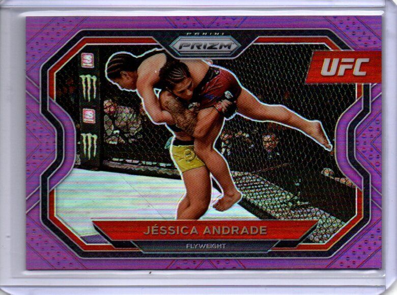 JESSICA ANDRADE 2021 PANINI PRIZM UFC PURPLE PRIZM #D 50/149