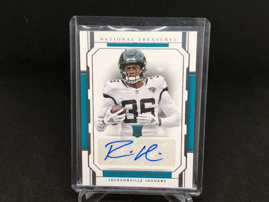 RONNIE HARRISON 2018 NATIONAL TREASURES ROOKIE AUTO RC #D 63/75