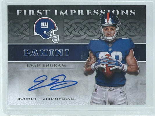 EVAN ENGRAM 2017 PANINI FIRST IMPRESSIONS AUTO RC