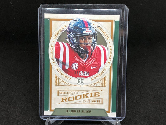 DK METCALF 2019 LEGACY GREEN ROOKIE RC #D 83/100