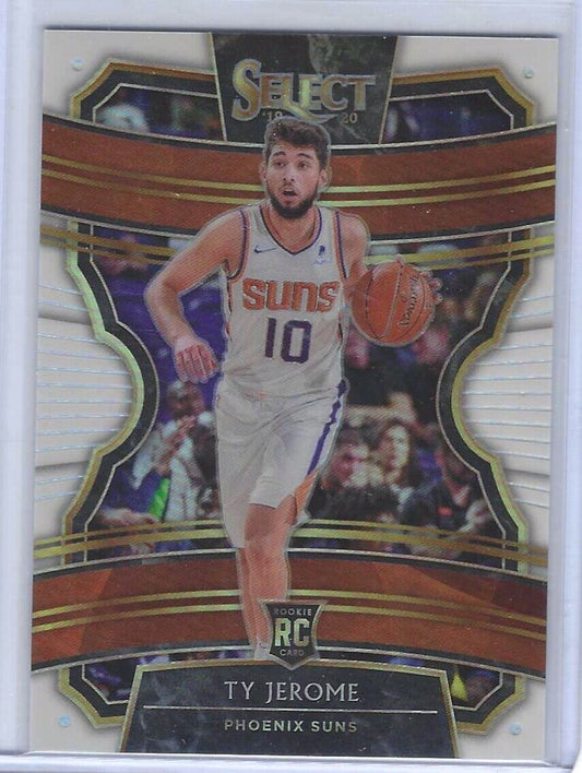 TY JEROME 2019-20 PANINI SELECT CONCOURSE LEVEL WHITE PRIZM RC #D 112/149