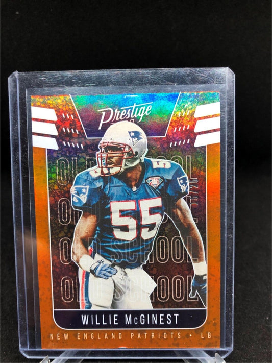 WILLIE MCGINEST 2020 PRESTIGE OLD SCHOOL ORANGE #’D 16/25