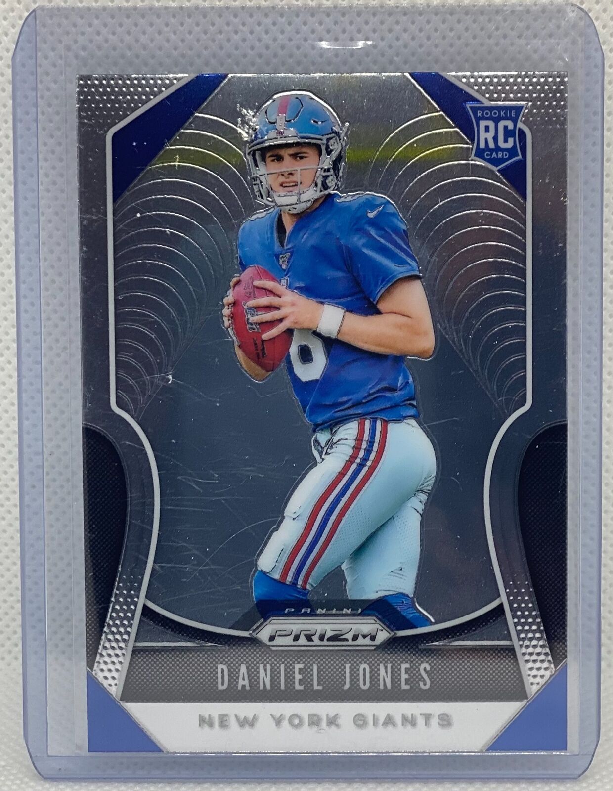 DANIEL JONES 2019 PANINI PRIZM TRUE ROOKIE RC #302